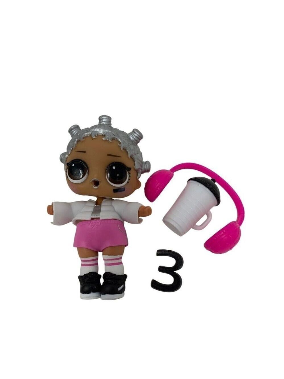 LOL Surprise Doll Beats Accessories Series 2 Toy Gift Original Pink Silver Hip